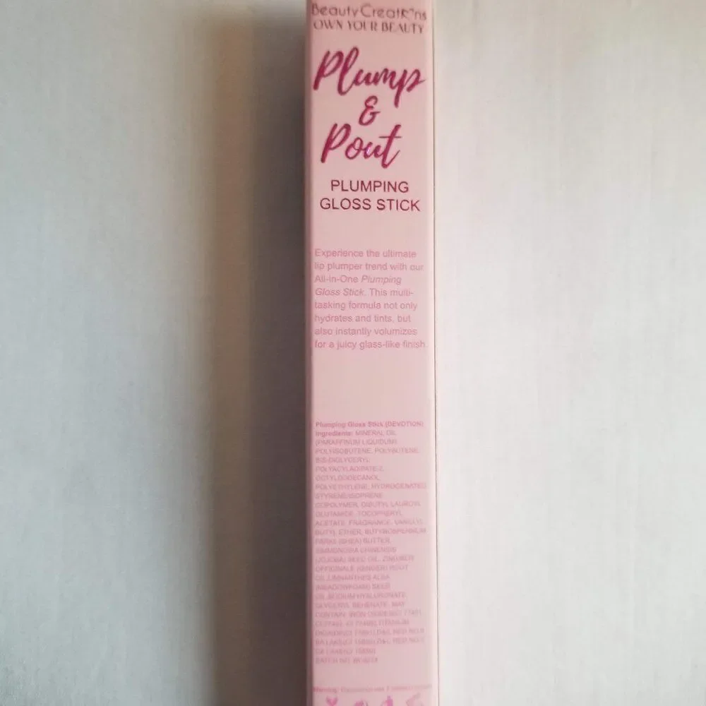 Beauty Creations - Plump & Pout Plumping Gloss Stick - Devotion (Plum Berry)